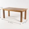 Mesa De Exterior Extensible 180/240 Cm De Madera Teca Grado A | Rectangular