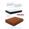 Pack Colchon Flex Dormilon Town Pocket 150x200 +  Canape Abatible Reforzado Cerezo + 2 Almohadas Hipoalergenicas