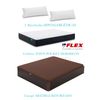 Pack Colchon Flex Dormilon Town Pocket 150x190 +  Canape Abatible Reforzado Wenge + 2 Almohadas Hipoalergenicas