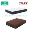 Pack Colchon Flex Dormilon Urban Visco 150x200 +  Canape Abatible Reforzado Wenge + 2 Almohadas Hipoalergenicas