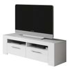 Pack Salón Comedor Zahara Color Blanco Conjunto De Muebles (mueble Tv Mesa+mesa Centro+aparador)