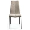 Pack 2 Sillas Comedor Tela Lake 94x43x58 Cm - Beige Y Negro