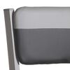 Pack 2 Sillas Cocina Comedor Sarín Color Negro Y Gris Salón Estilo Moderno Poliuterano Mueble