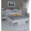 Pack Muebles Dormitorio Habitación Completo Chicago Color Blanco Mate Moderno (cama + Cabecero)