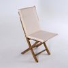 Pack De 2 Cojines Para Sillón De Jardín Reclinable Estándar Beige, Desenfundable, Tamaño 92x42x4 Cm