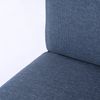 Pack 2 Cojines Para Tumbona De Exterior Olefin Color Azul, No Pierde Color, Desenfundable, Tamaño 190x60x10 Cm
