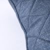 Pack 2 Cojines Decorativos Olefin Color Azul Para Exterior, No Pierde Color, Desenfundable, Tamaño 40x40x15 Cm