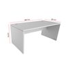 Mesa De Oficina Profesional. Escritorio Compacto - Euro 2000 - De 180x80 Cm - Color Roble