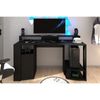 Mesa Gaming Play Melamina Miroytengo 136x86x56 Cm - Negro con Ofertas en  Carrefour