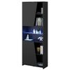 Estantería Gaming Melamina Miroytengo Con Led 180x67x28 Cm - Negro