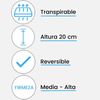 Colchón Nexus Air Flow Con Nucleo Flexible Firmeza Media-alta Transpirable 90x190 Cm