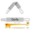 Pack 4 Cinta Chupete Estrella Chica Personalizado