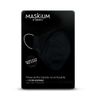 Mascarilla Tejida Reutilizable Con Filtro Desechable, Maskium L-36 De Color Negro Talla L