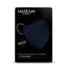 Mascarilla Tejida Reutilizable Con Filtro Desechable, Maskium L-4 De Color Azul Marino Talla L