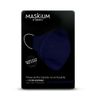 Mascarilla Tejida Reutilizable Con Filtro Desechable, Maskium L-40 De Color Azul Oscuro Talla L