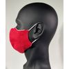 Mascarilla Tejida Reutilizable Con Filtro Desechable, Maskium L-47 De Color Rojo Talla L