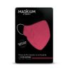 Mascarilla Tejida Reutilizable Con Filtro Desechable, Maskium L-44 De Color Rosa Talla L