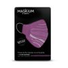 Mascarilla Tejida Reutilizable Con Filtro Desechable, Maskium I-16 De Color Rosa Talla S