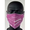 Mascarilla Tejida Reutilizable Con Filtro Desechable, Maskium I-16 De Color Rosa Talla S