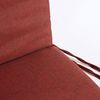 Pack 2 Cojines Para Tumbona De Exterior Estándar Olefin Color Rojo, Tamaño 196x60x5 Cm, No Pierde Color, Desenfundable