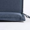 Pack 6 Cojines Para Sillón De Jardín Reclinable Olefin Azul, Tamaño 109x42x4 Cm, Desenfundable