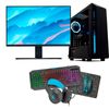 Pc Ordenador Gaming Pro AMD Athlon 3000G  - 16gb Ram Ddr4, 240 Ssd + 1tb Hdd, Grafica Radeon Vega , + Monitor 24" + Teclado + Ratón + Alfombrilla + Auriculares Gaming