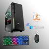 Pack Gaming - Ordenador Gaming  Amd Ryzen 3000g 3.5ghz - 16gb Ram - 256ssd + 1tb Hdd, Wifi + Windows 11 + Teclado Mecanico Y Raton