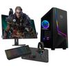 Pack Gaming - Ordenador Gaming Intel® Core™ I5-11400- 4.4 Ghz - 8gb Ram - 256 Gb Ssd + 1tb Hdd, Grafica Uhd Intel® 730 +wifi+ Monitor 24" Full Hd + Windows 11 + Teclado Mecánico + Ratón Óptico