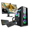 Pc Racing - Pack Gaming Amd Ryzen 7 - 5700g - 16gb Ram - 256gb Ssd M.2 - 1tb Hdd + Windows 11 Pro - Wifi + Monitor 27” Fullhd Curvo - Combo Gaming