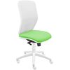 Silla De Oficina Ergonómica Keempat - Malla Blanca. Tapizado Pistacho