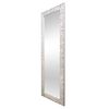 Espejo Rectangular 56x149 Cm Exterior Ref. 1038 Blanco Moldura 8,5 Cm