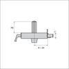 Cerradura Cvl 7125a12i/0 Niquel Cilindro 7 Cm