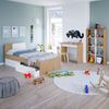 Pack 3 Muebles Juveniles Noa En Color Roble Nodi Y Blanco Artik