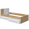 Pack 3 Muebles Juveniles Noa En Color Roble Nodi Y Blanco Artik