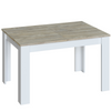 Pack De Mesa En Color Roble Alaska Y Blanco Artik Con 4 Sillas