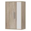 Mueble Salón Mini Melamina Miroytengo - Roble Sonoma/blanco