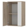 Mueble Salón Mini Melamina Miroytengo - Roble Sonoma/blanco