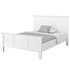 Cama Marge 135-140x190 Cm - Color Blanco Mate