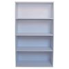 Armario De Oficina 4 Estantes Sin Puertas 160x90x42cm Blanco Ofilike