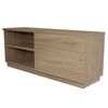 Mueble Auxiliar De Oficina Con Estantes Y Cajones 56x140x40cm Roble Ofilike