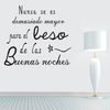 Vinilo Decorativo Pvc "nunca Se Es Demasiado Mayor Para.." 60x42cm Negro