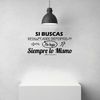 Vinilo Decorativo Pvc "si Buscas Resultados Distintos.." 60x42cm Negro