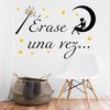 Vinilo Decorativo Pvc "érase Una Vez.." 60x42cm Negro