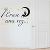 Vinilo Decorativo Pvc "érase Una Vez.." 90x60cm Negro