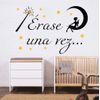 Vinilo Decorativo Pvc "érase Una Vez.." 90x60cm Negro