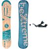 Pack Tabla Snowboard 160cm Bextreme Waves + Fijaciones Sp Xl 44-46