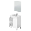 Pack Baño Moderno Melamina Miroytengo - Blanco Brillo