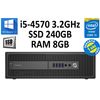 Pc Reacondicionado Hp 800 G1 Sff Core I5-4570 Ram 8gb Ssd 256 Gb W10