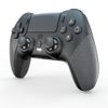 Mando Compatible Playstation Ps4 Inalambrico Y Con Vibracion Color Negro Y Gris