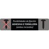 Estantería Adhesiva Con Toallero Y Perchas Aluminio Negro